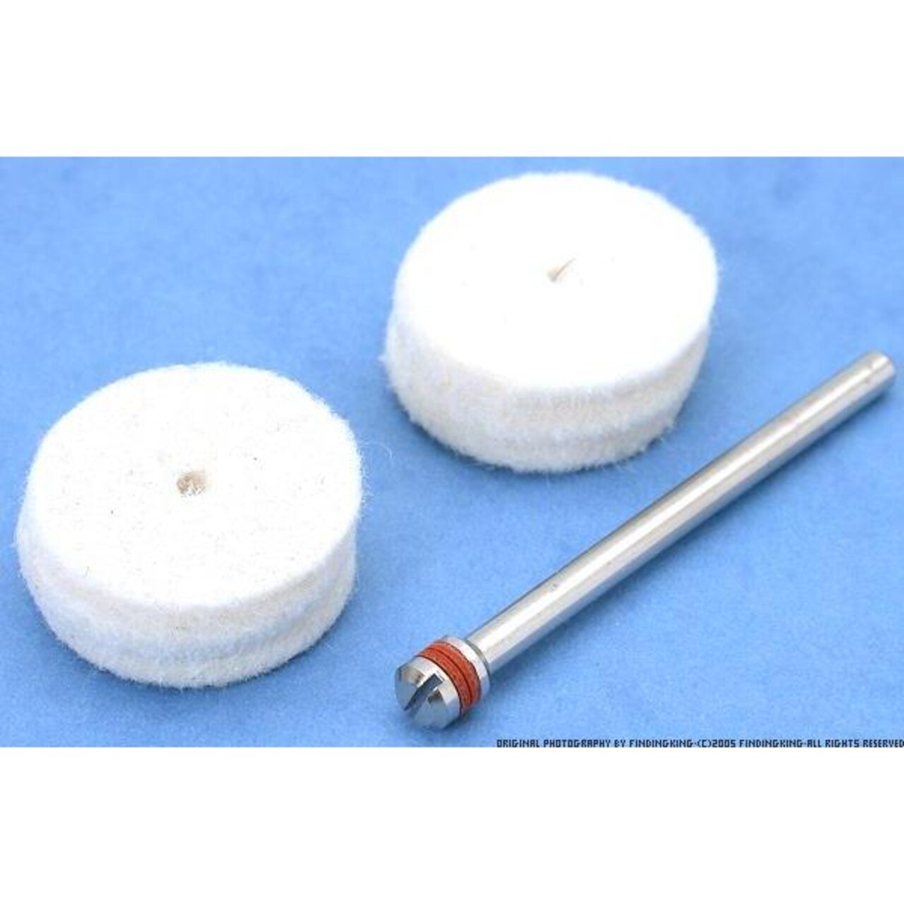 2 Polishing Wheels Mandrel Jewelry Buffing Rotary Tools